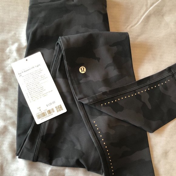 lululemon athletica Pants - NWT lululemon. Swift Speed HR Tight 28. Size 4. Dark Camo.